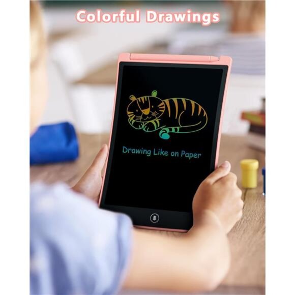 Kids Toys 2 Pack LCD Writing Tablet, Colorful Toddler Drawing Pad Doodle Board - Picture 2 of 7